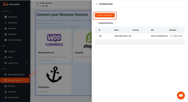 Connect Clickfunnels